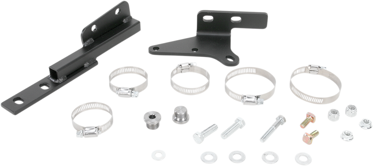 EXHAUST RR2-1UP FXD BLK