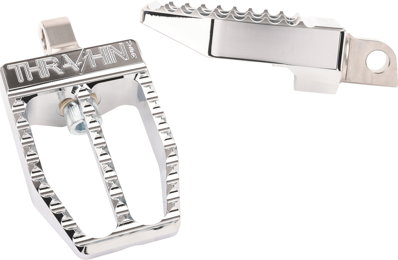 FOOTPEGS MILITANT CHROME