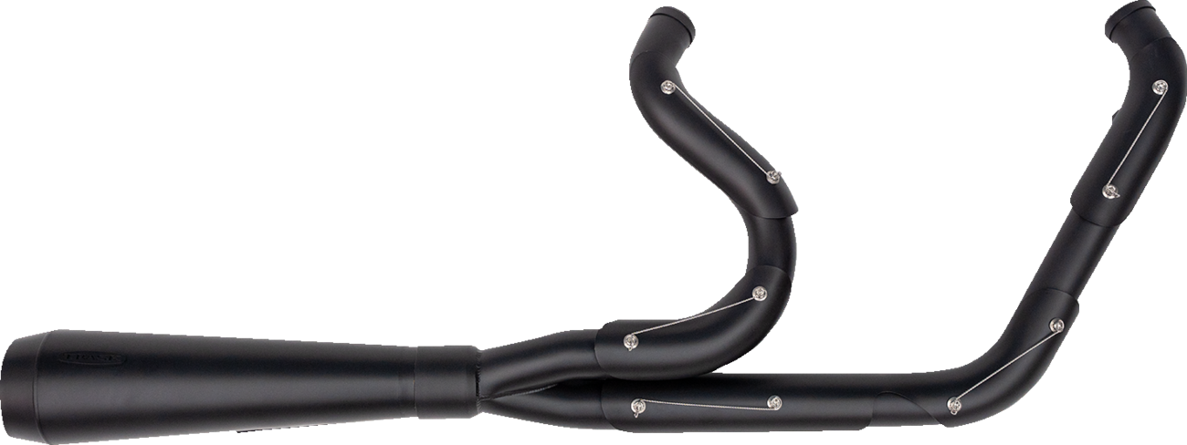 2-into-1 Assault Exhaust System Full Black on Black