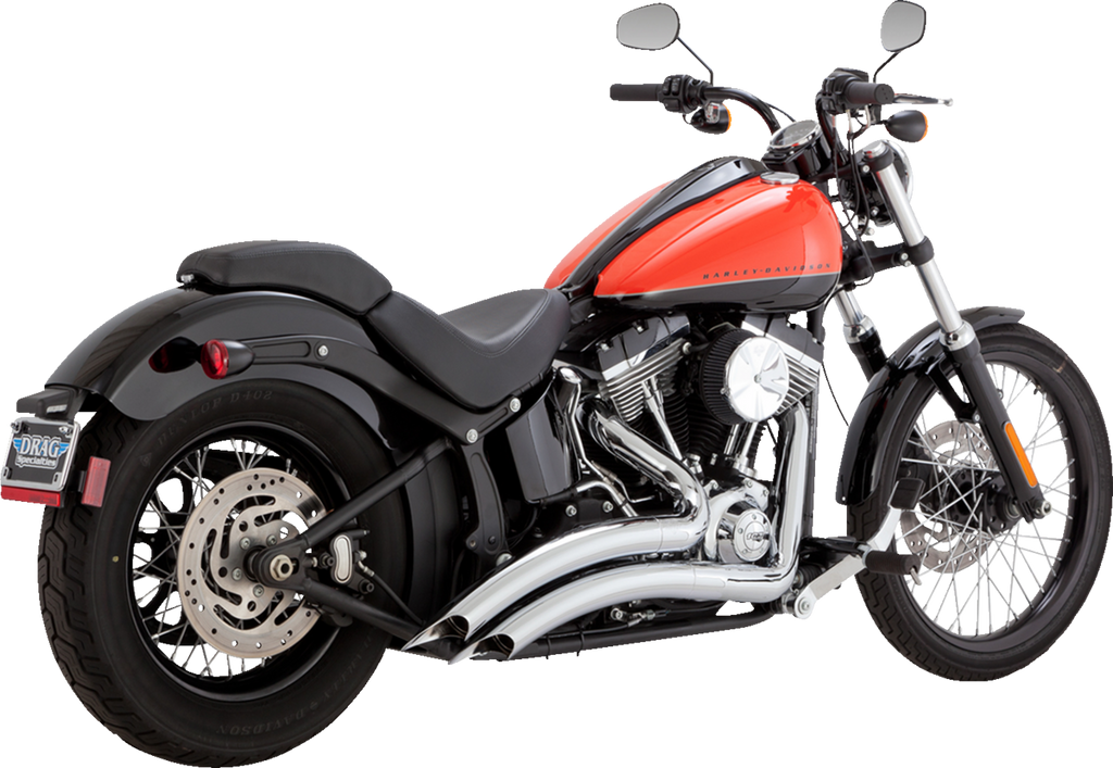 EXHAUST BIG RADIUS CHROME 86-09 SOFTAIL