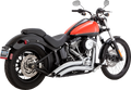 EXHAUST BIG RADIUS CHROME 86-09 SOFTAIL