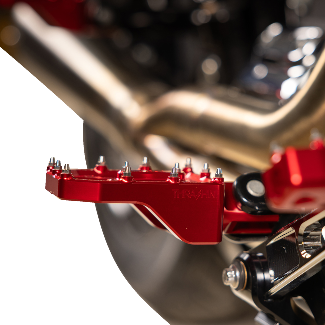 FOOTPEGS AGGRESSOR RED