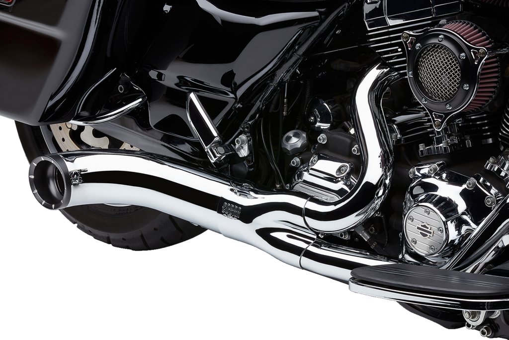 EXHAUST 2:1 W/TIP CHR FLH
