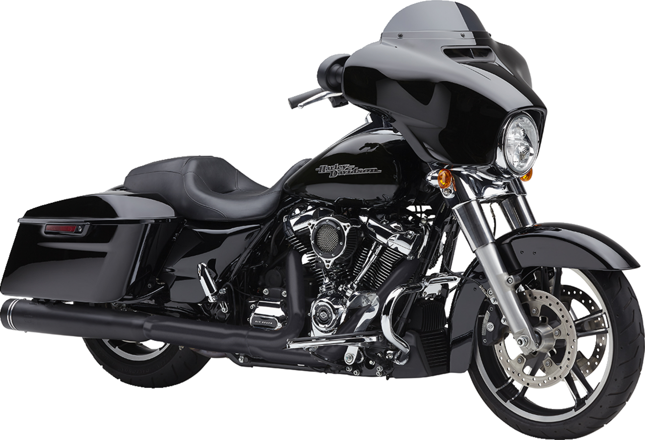 MUFFLER NH 4.5" FLH BLK