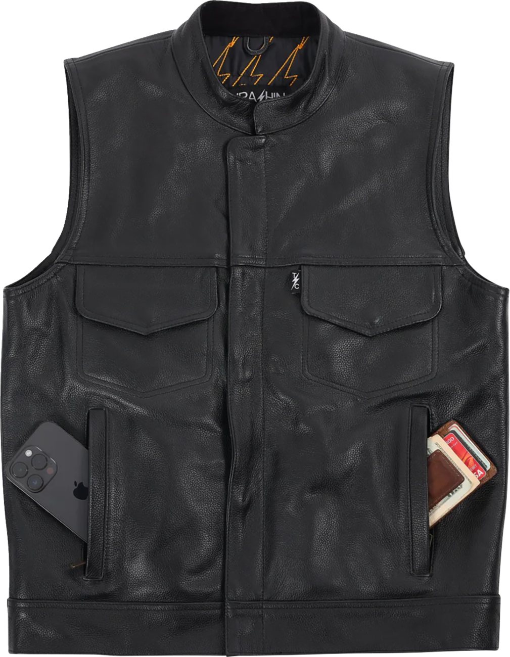 VEST MULHOLLAND LEATHER XL