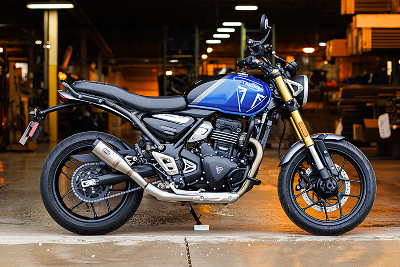 Muffler S/O Grnd Ntnl SS Triumph Speed 400 & Scrambler 400