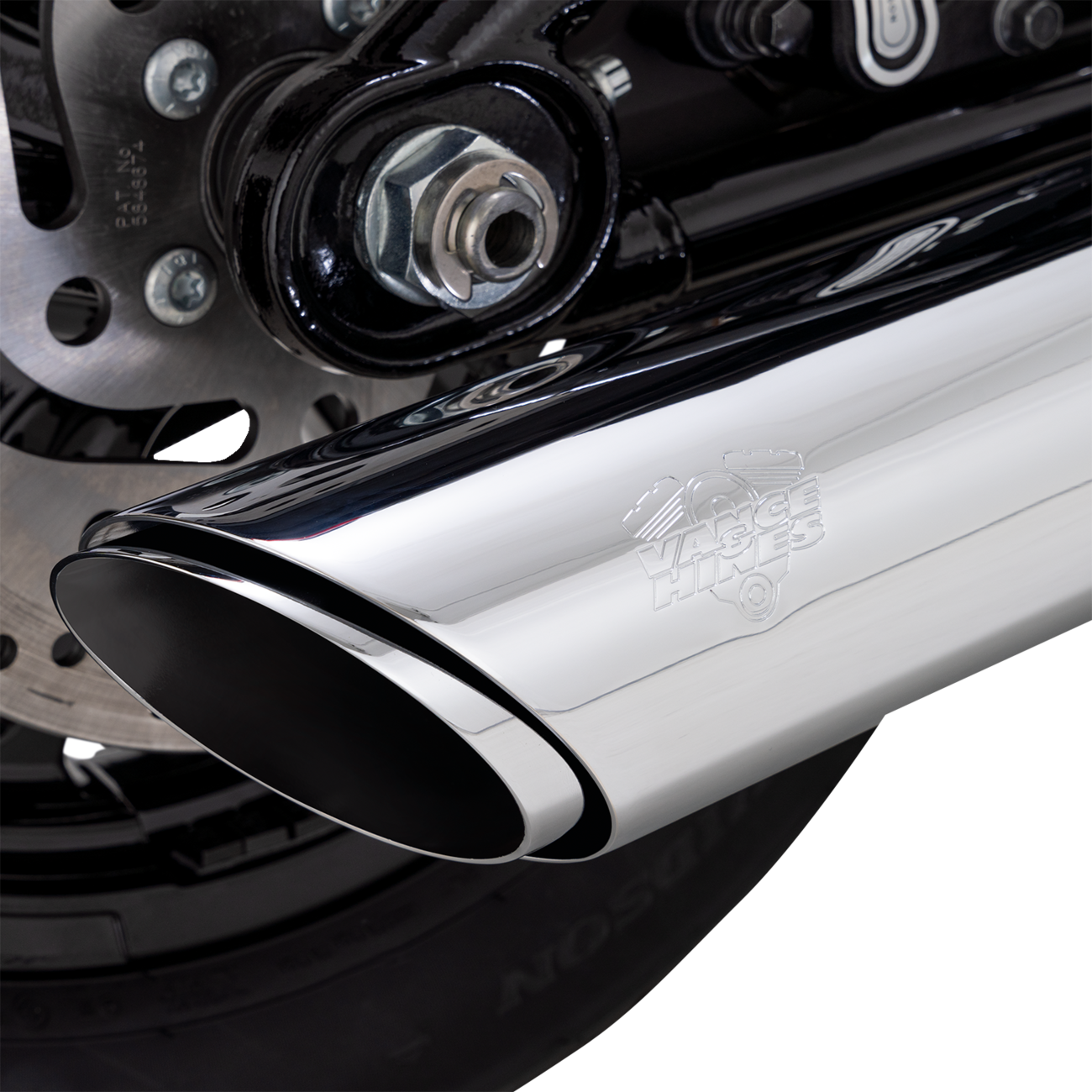MUFFLER SLIP ON SOFTAIL CHROME