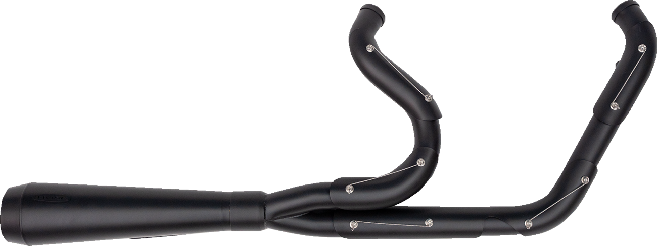 2-into-1 Assault Exhaust System Full Black on Black