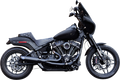 Exhaust 2:1 Qualifier 50 State Black M8 Softail 2018-23