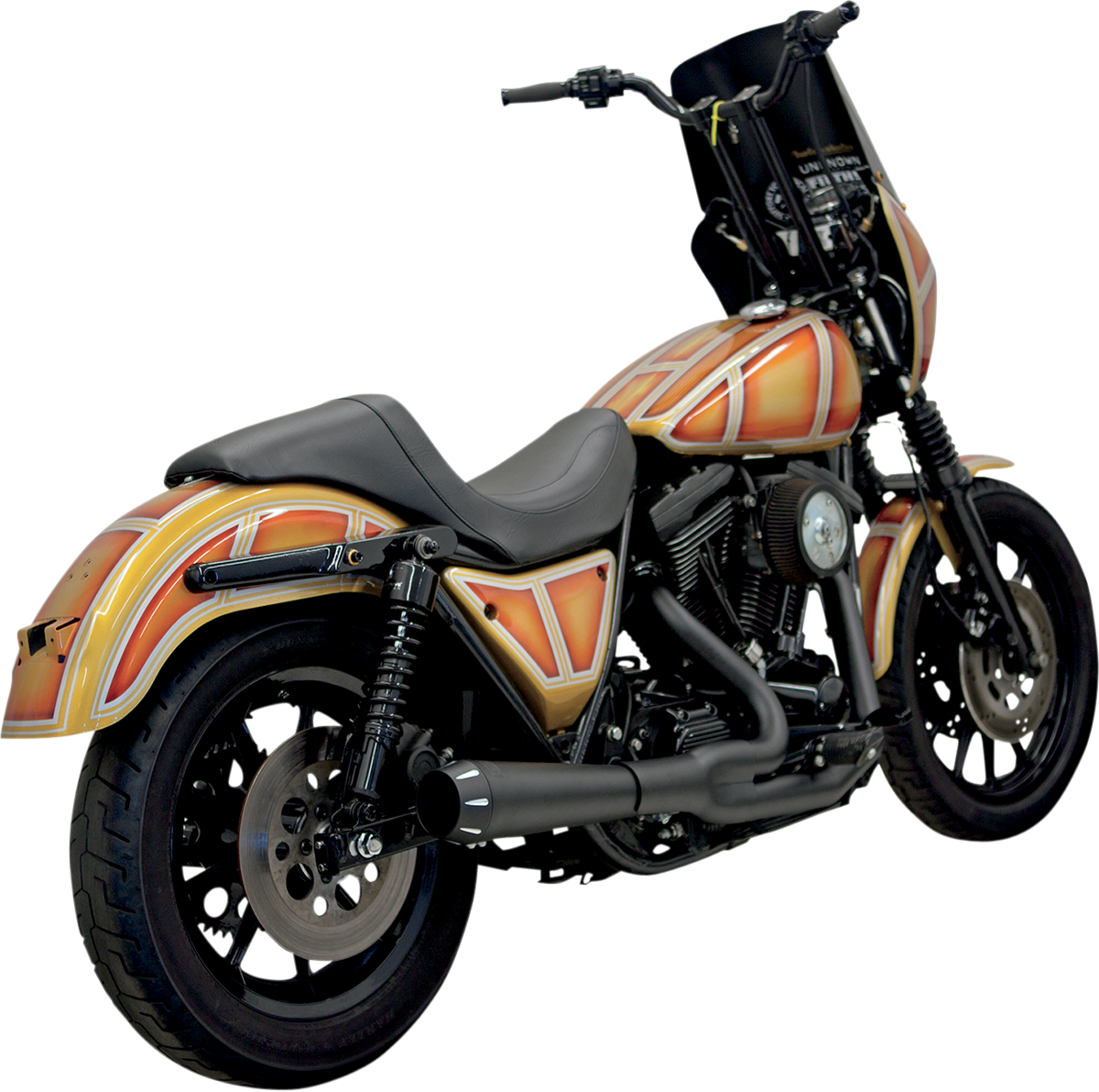 EXHAUST RR2-1 EVO FXR BK