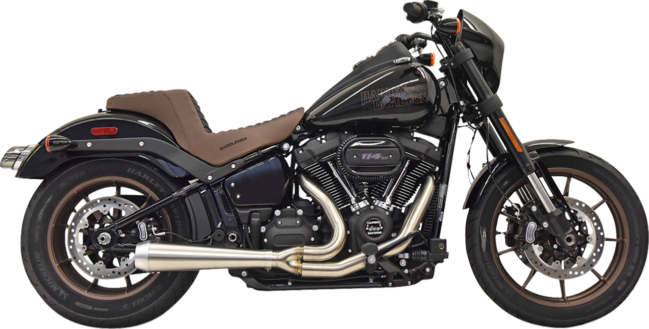 Exhaust 2:1 Road Rage 49 State Stainless Steel M8 Softail