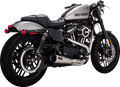 EXHAUST BRUSHED STAINLESS 2-1 UPSWEEP 04-13 XL
