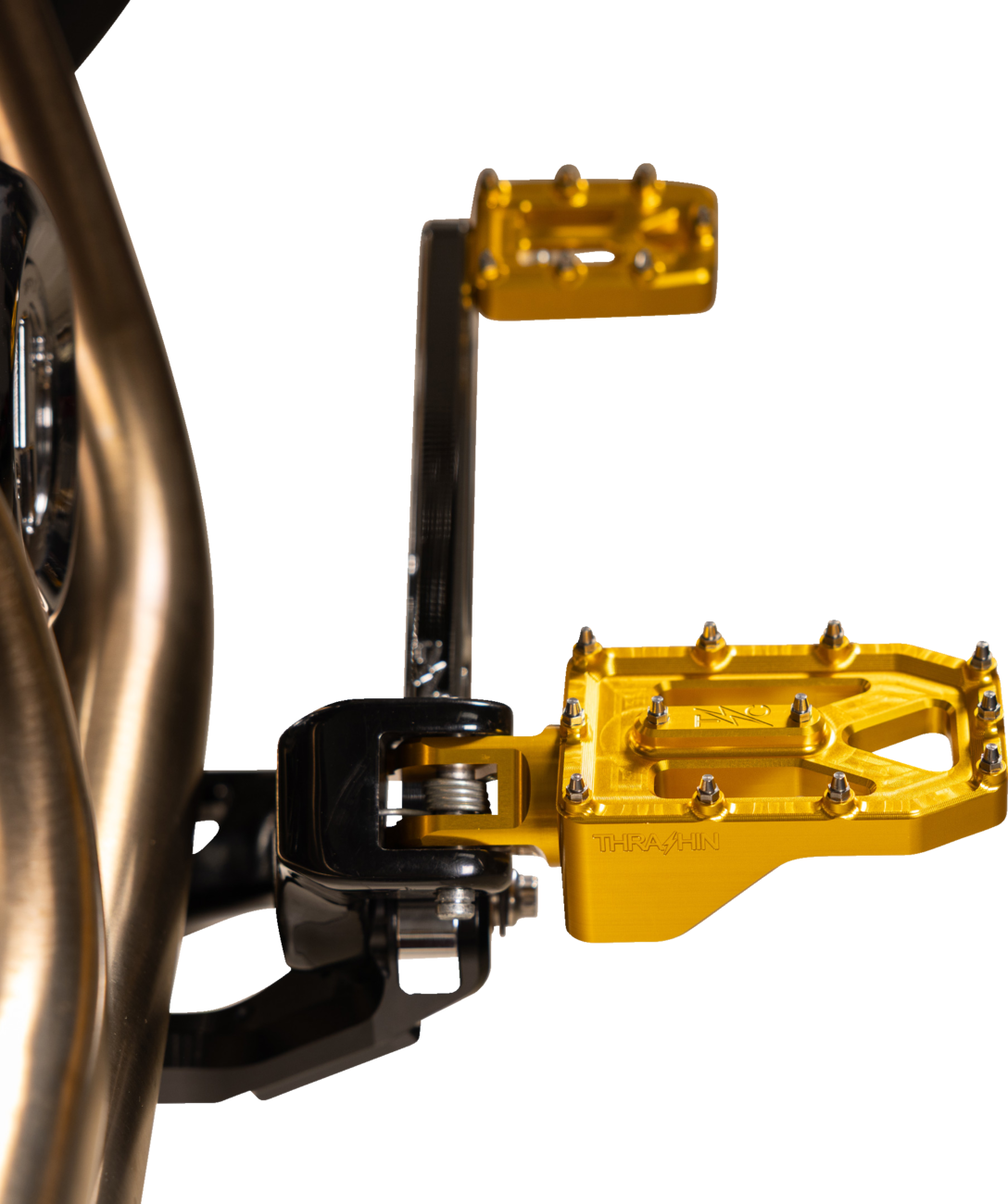 FOOTPEGS AGGRESSOR GOLD
