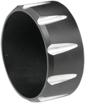 ENDCAP 3" S/O FLUTED BLK