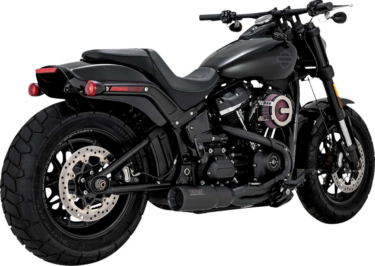 EXHAUST 2-1 SS BLK HO M8
