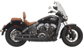 EXHAUST 2-1 SHRT SCOUT BK
