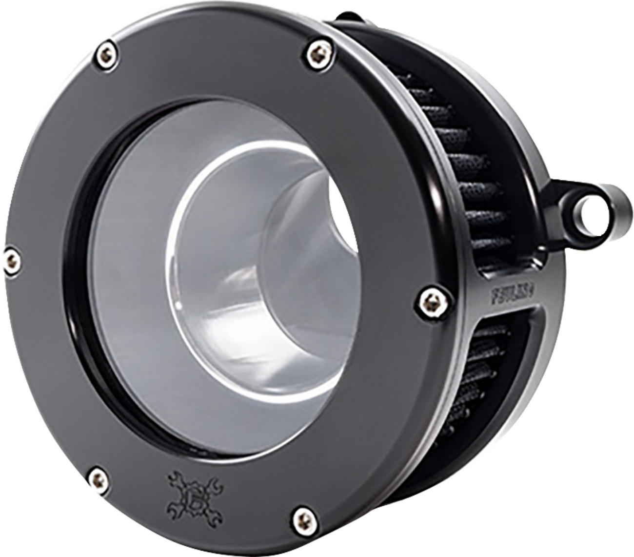 AIR CLEANER BA CLEAR COVER BLACK/BLACK M8 VVT