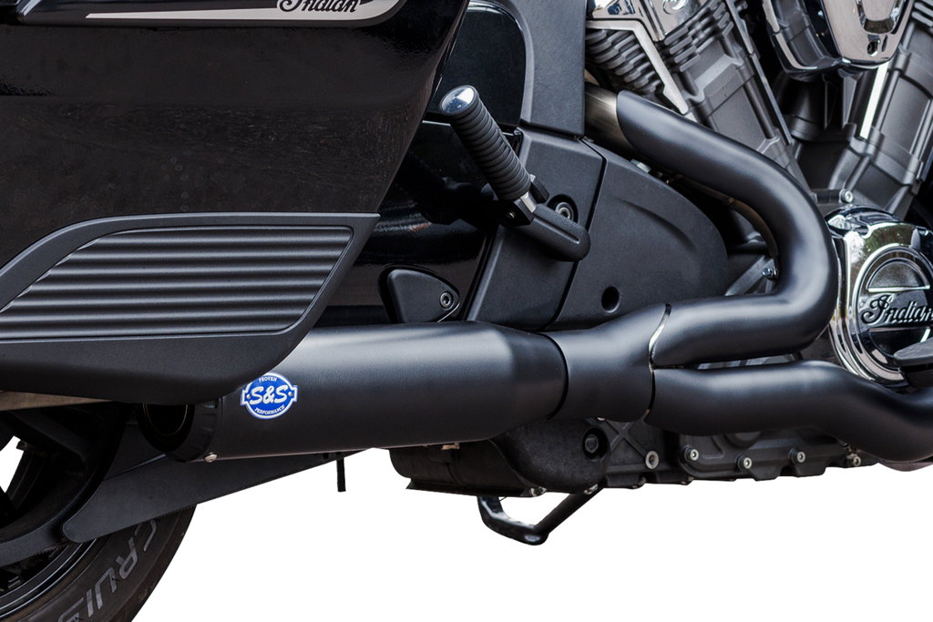 Exhaust Qualifier 2:1 Race Only Black Stainless Challenger