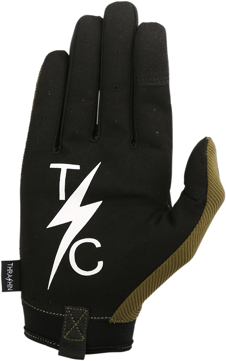 GLOVE COVERT GRN MD