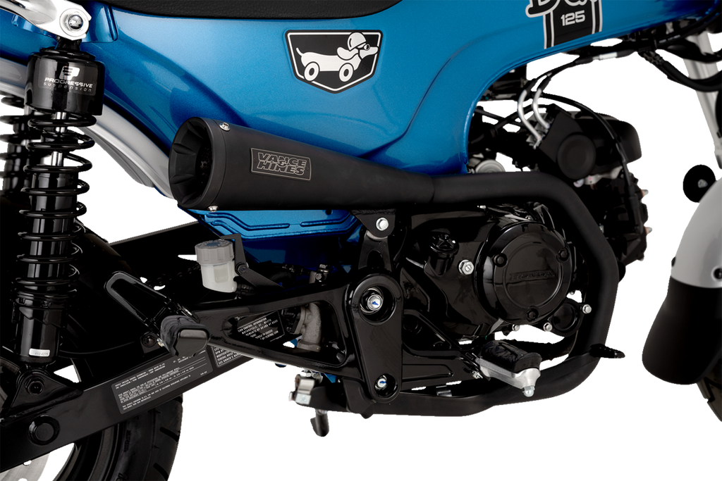 MUFFLER UPSWEEP HONDA 125 DAX BLACK