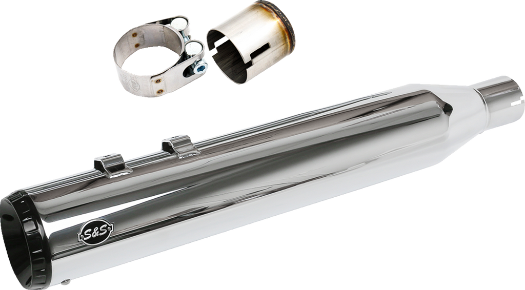 Muffler Swindler 2:1 Chrome 4.5" M8 Touring