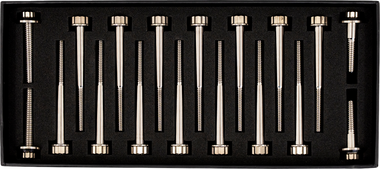 HARWARE KIT TITANIUM M8 CRANKCASE