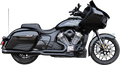 Exhaust Qualifier 2:1 Black 49 State Indian w/Powerplus