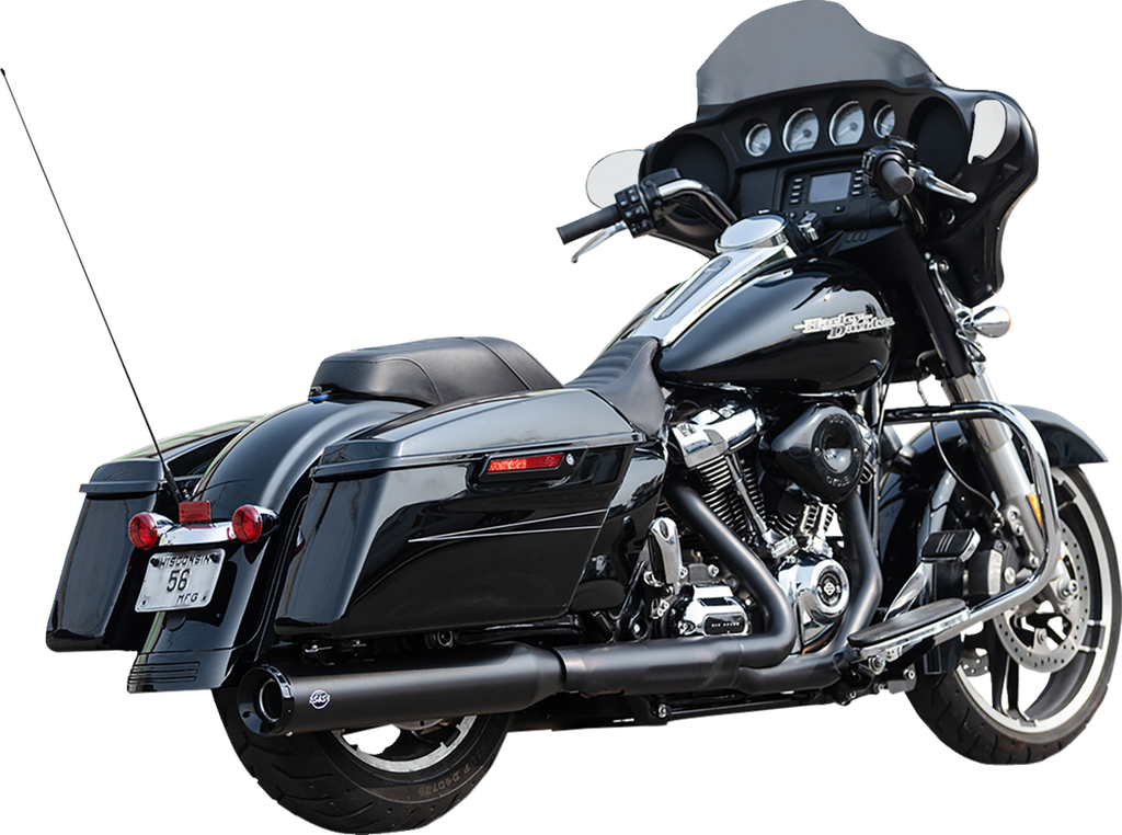 Muffler Swindler 2:1 Black 4.5" M8 Touring