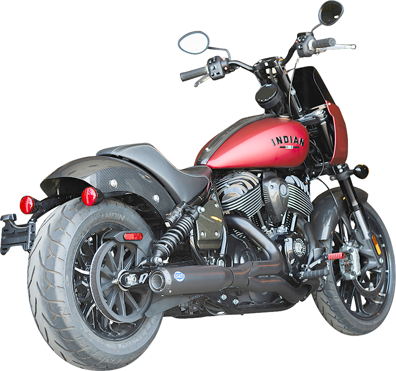 Exhaust Qualifier 2:1 Guardian Blk 49 State Indian Chief