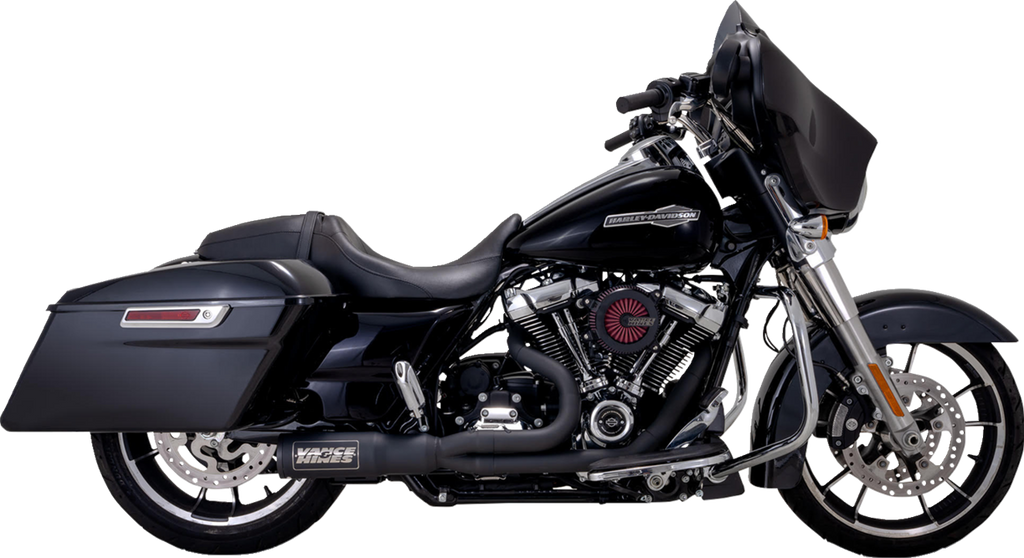 EXHAUST 2-1 BLK.SS.17+FL