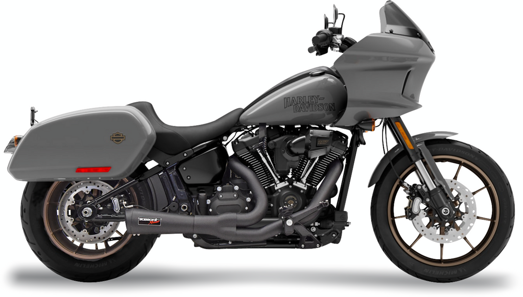 Exhaust 2:1 Road Rage 2 Ripper Short 49C Black M8 Softail