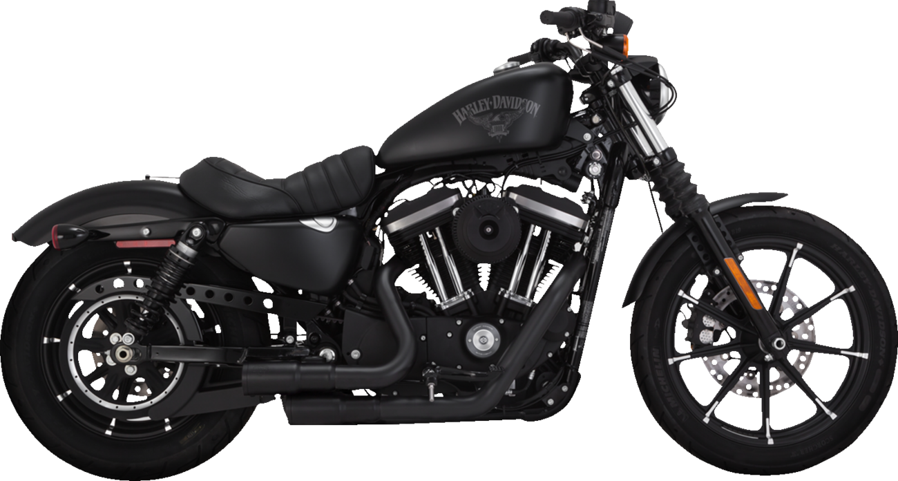 EXHAUST MINI GRENADES 04-13 XL MATTE BLACK