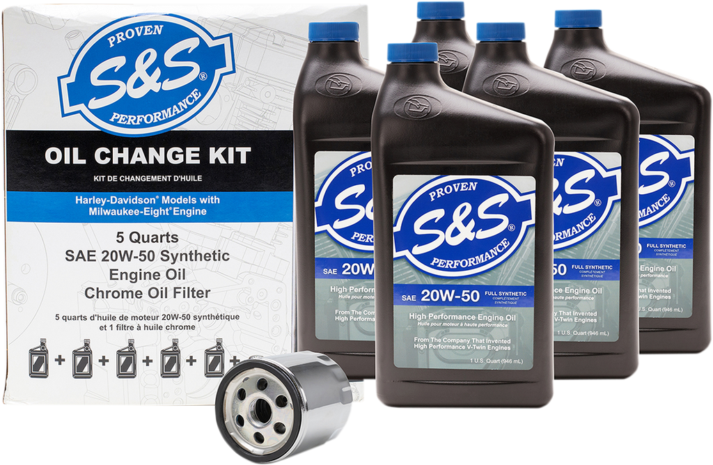 KIT S&S OIL CHANGE MILW 8