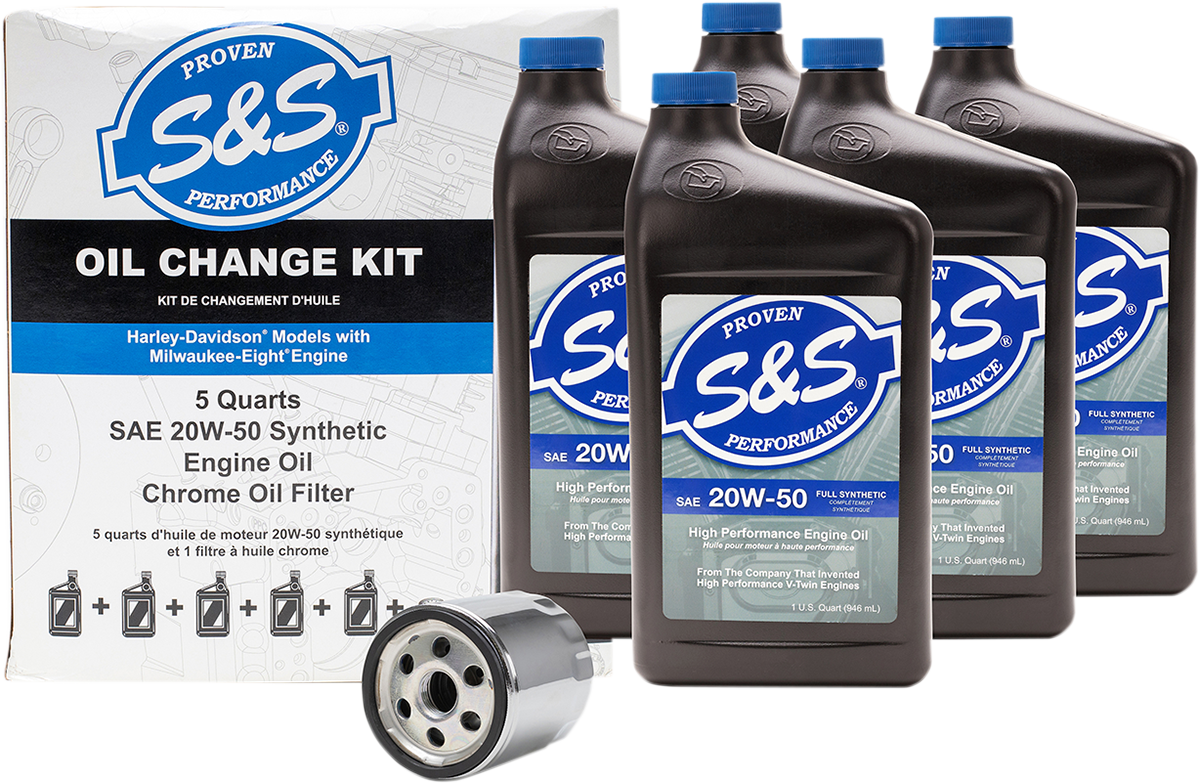 KIT S&S OIL CHANGE MILW 8