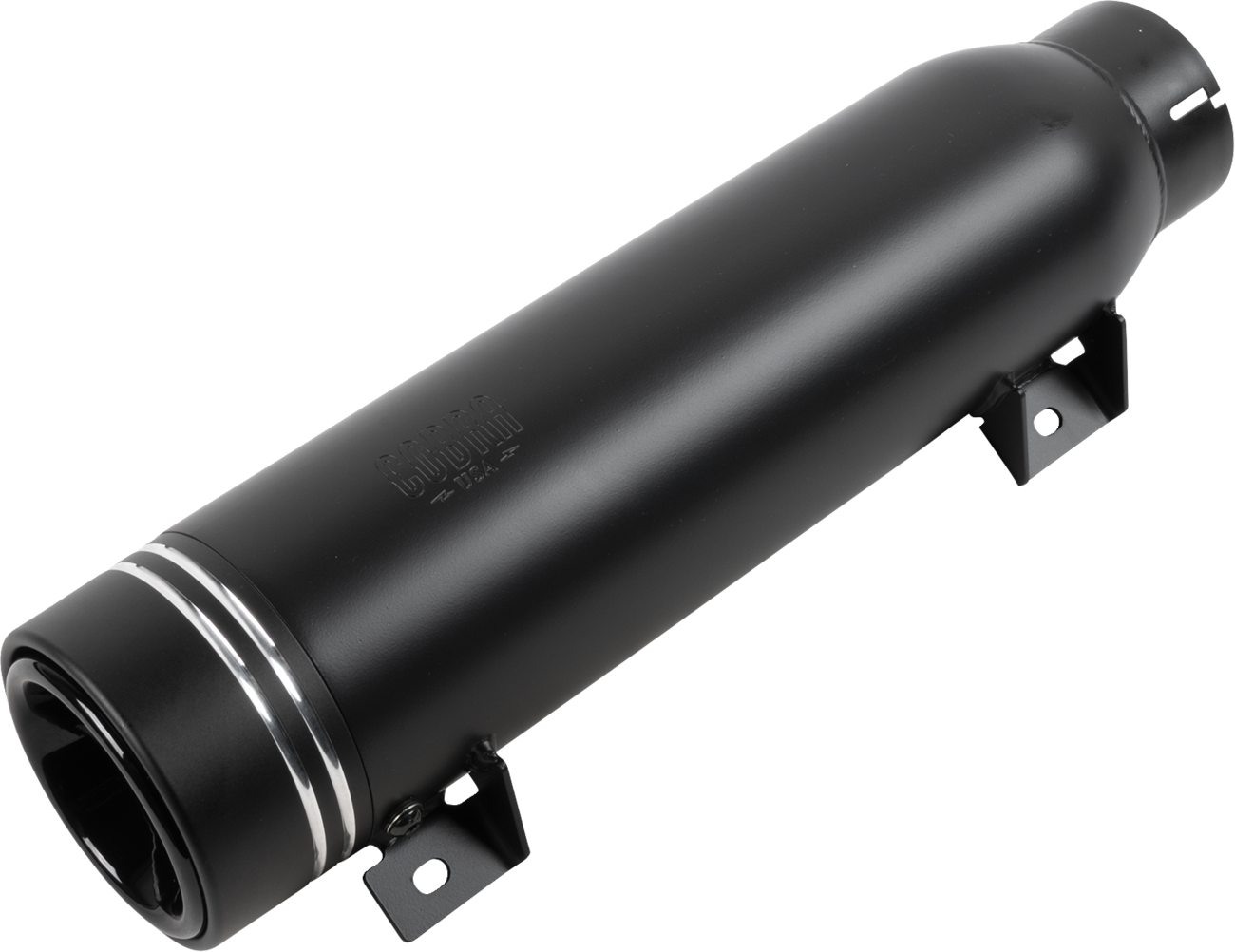 MUFFLER SHORT DUAL GROVE TIP BLACK