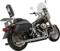 Exhaust Drag Pipe Duals Chrome Softails 86-2017