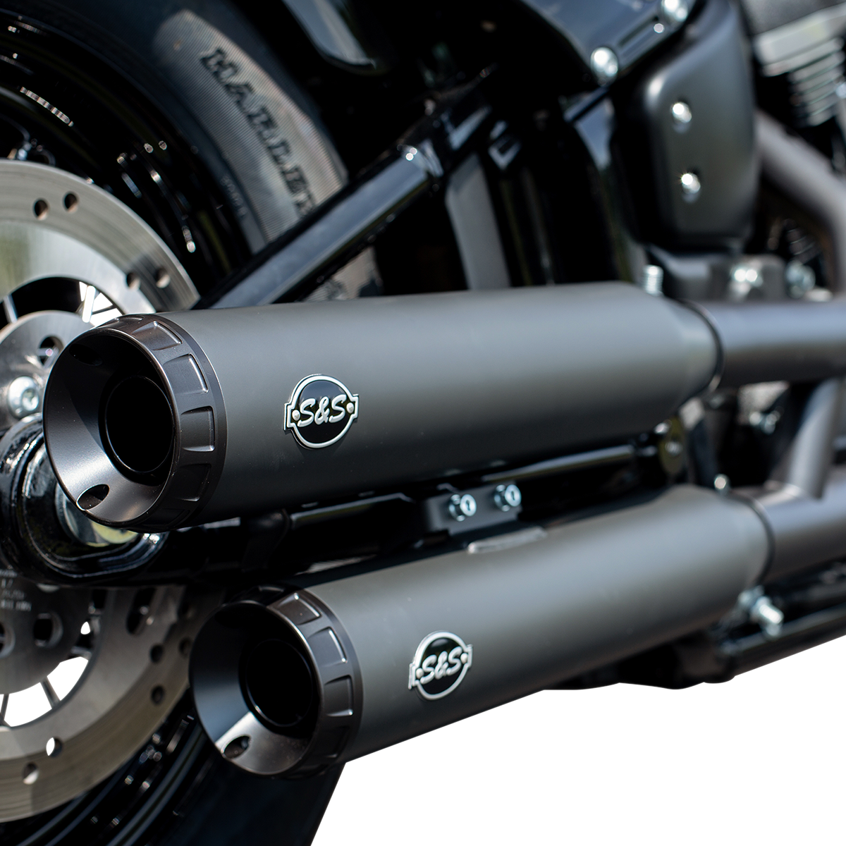 MUFFLER BLK GN RACE M8ST