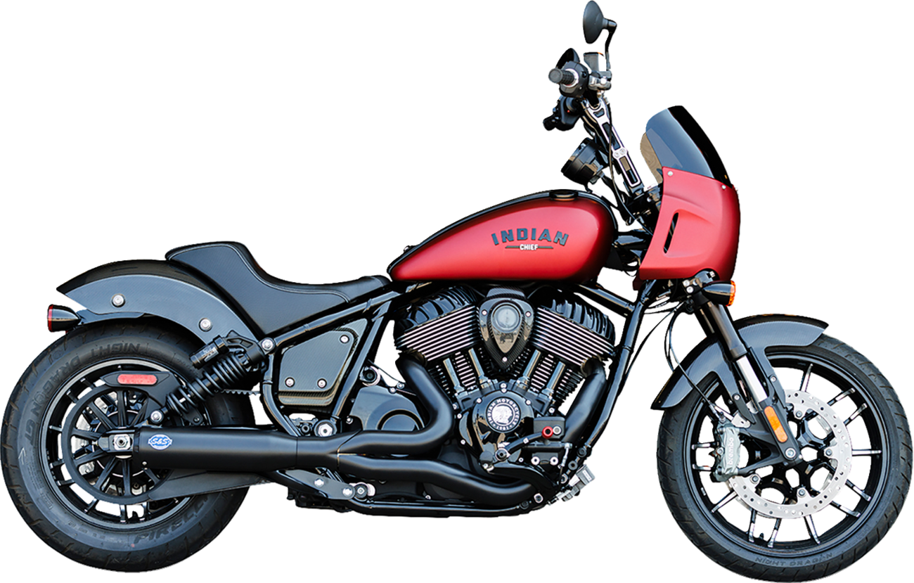 Exhaust Qualifier 2:1 Guardian Blk 49 State Indian Chief