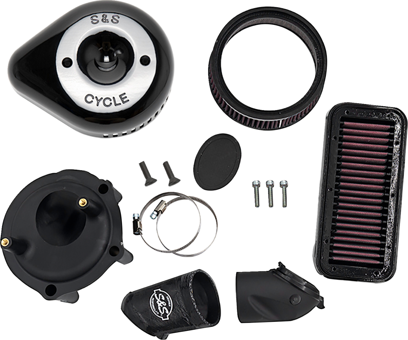 Air Cleaner Stealth Black Teardrop Cover Indian Challenger