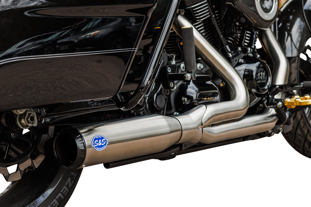 Exhaust 2:1 Qualifier 50 State Stainless M8 Touring 2017+