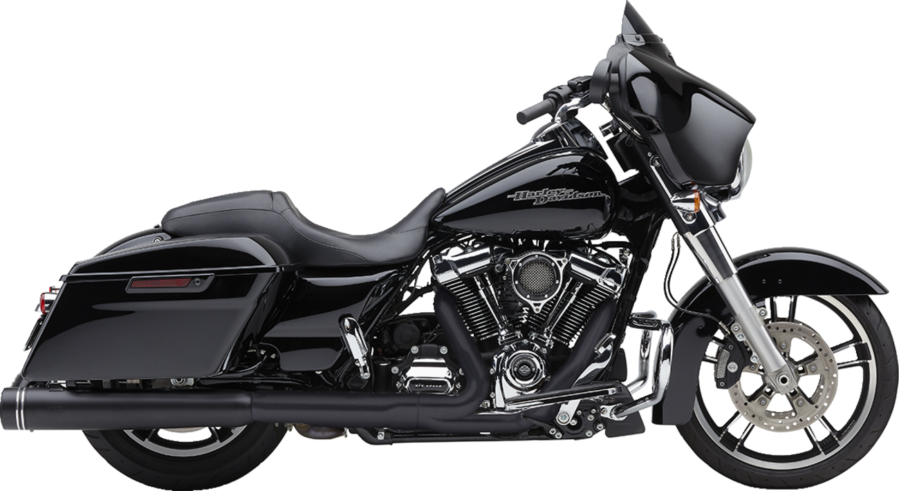 MUFFLER NH 4.5" FLH BLK