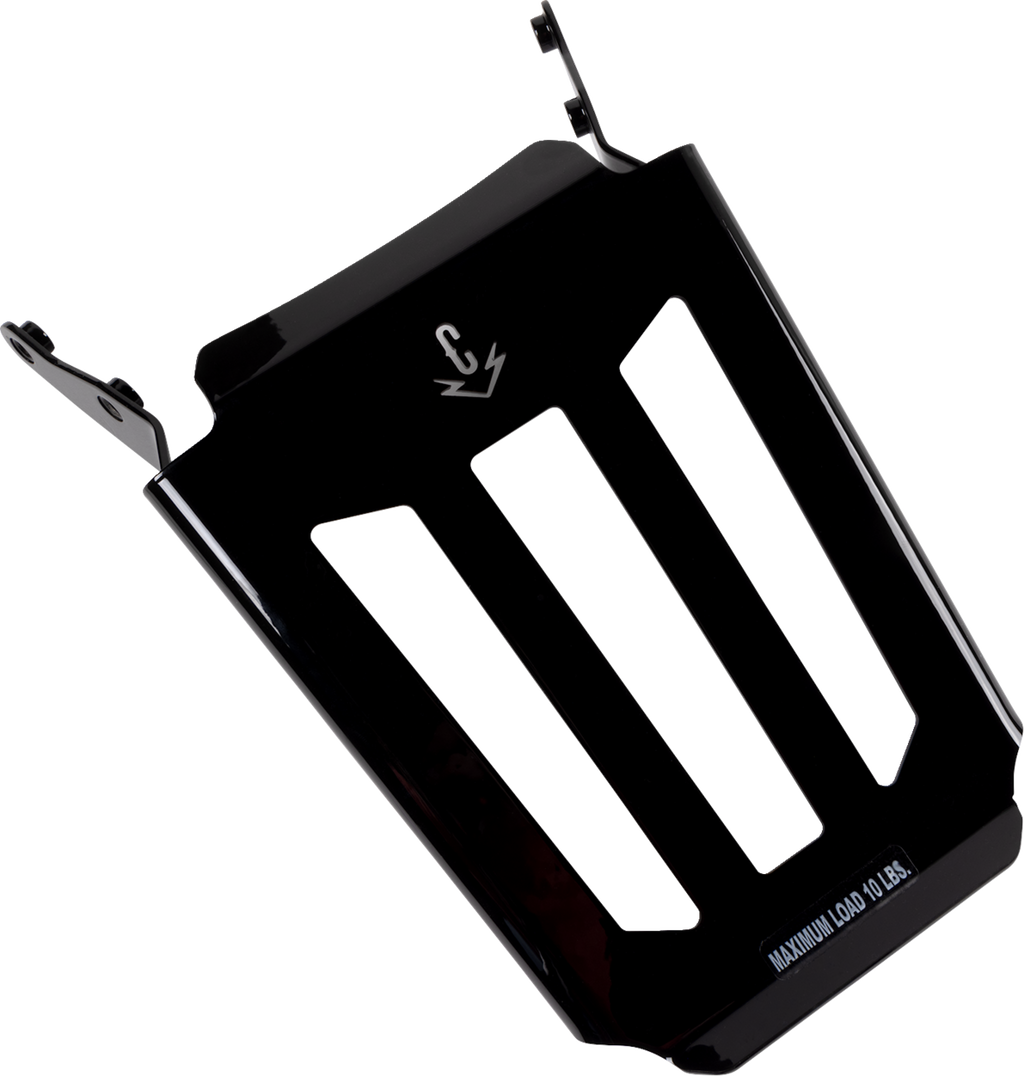 SISSY BAR RACK-FORMED (BLK) GROM 22-23