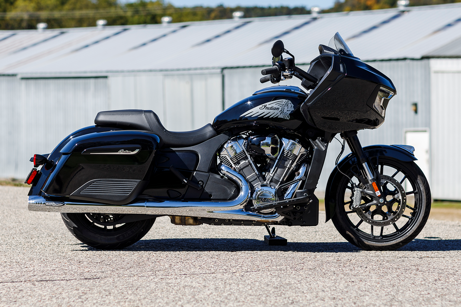 MUFFLER F-TAIL CHR.INDIAN