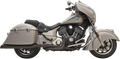 EXHAUST T-DUAL IND CHF BK