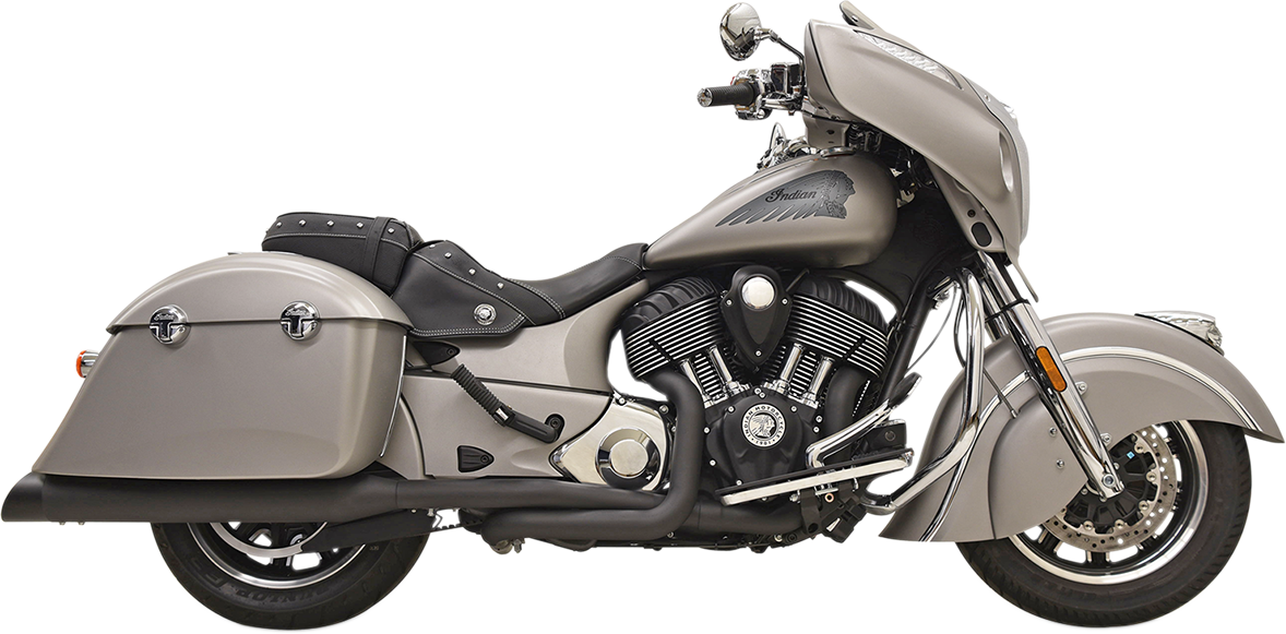 EXHAUST T-DUAL IND CHF BK