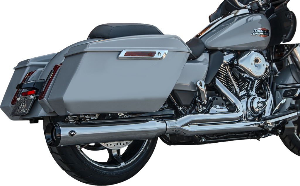 EXHAUST GNX RACE ONLY 2:1 CHROME M8 TOURING 2017-25