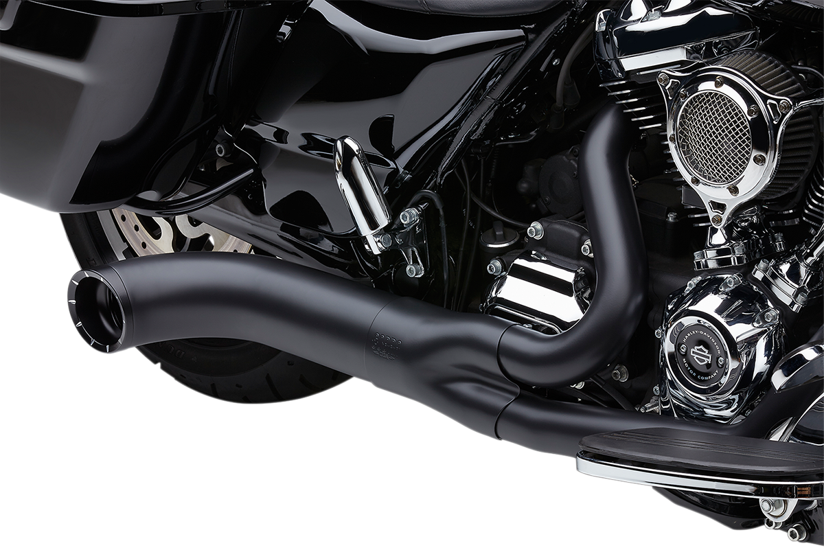 EXHAUST 2:1 W/TIP BLK FLH