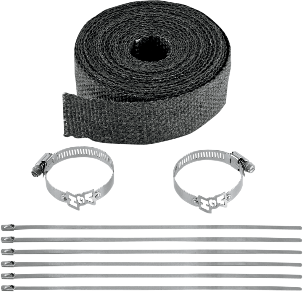 WRAP EXHAUST BLK 2"X25'