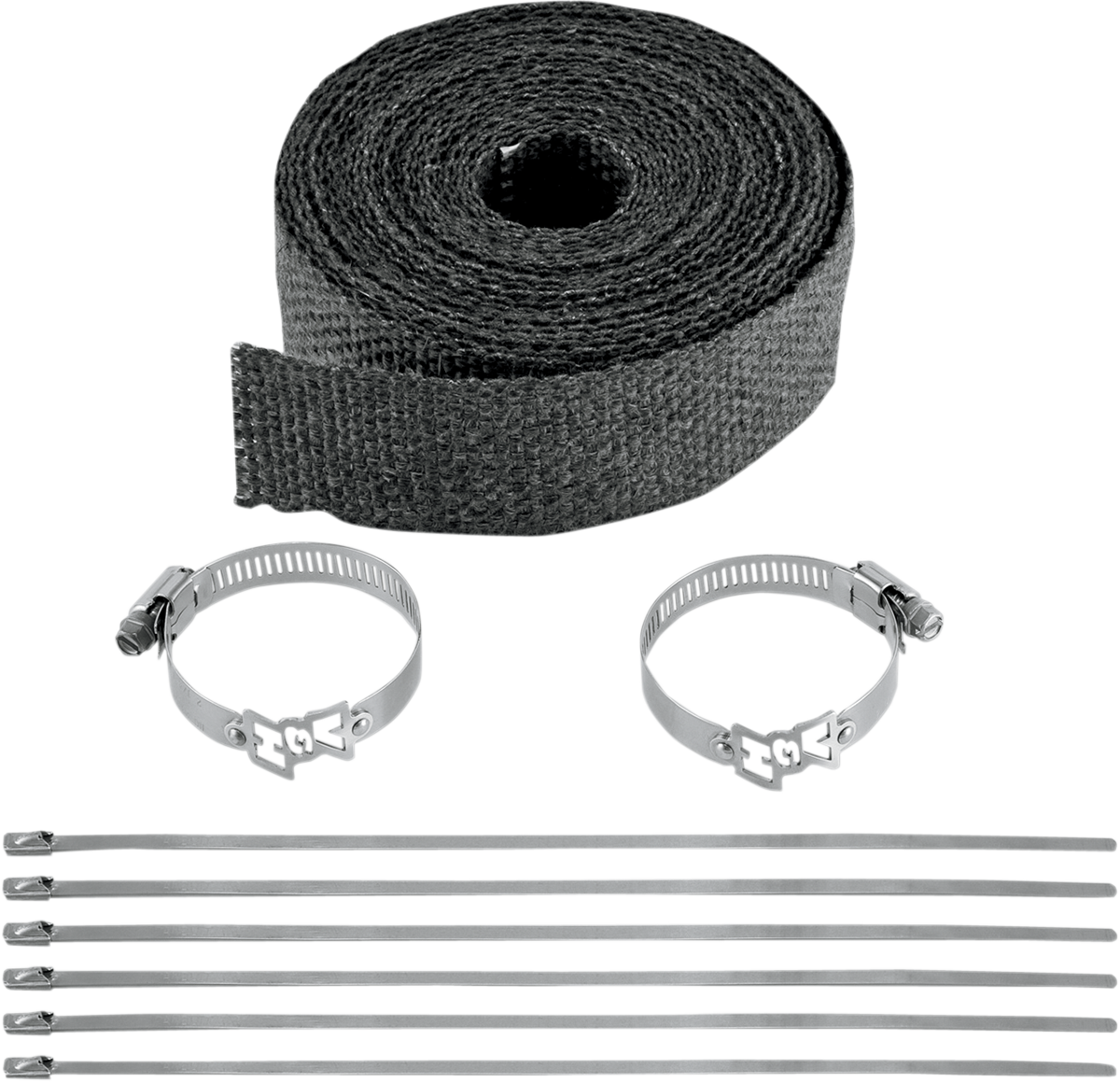 WRAP EXHAUST BLK 2"X25'