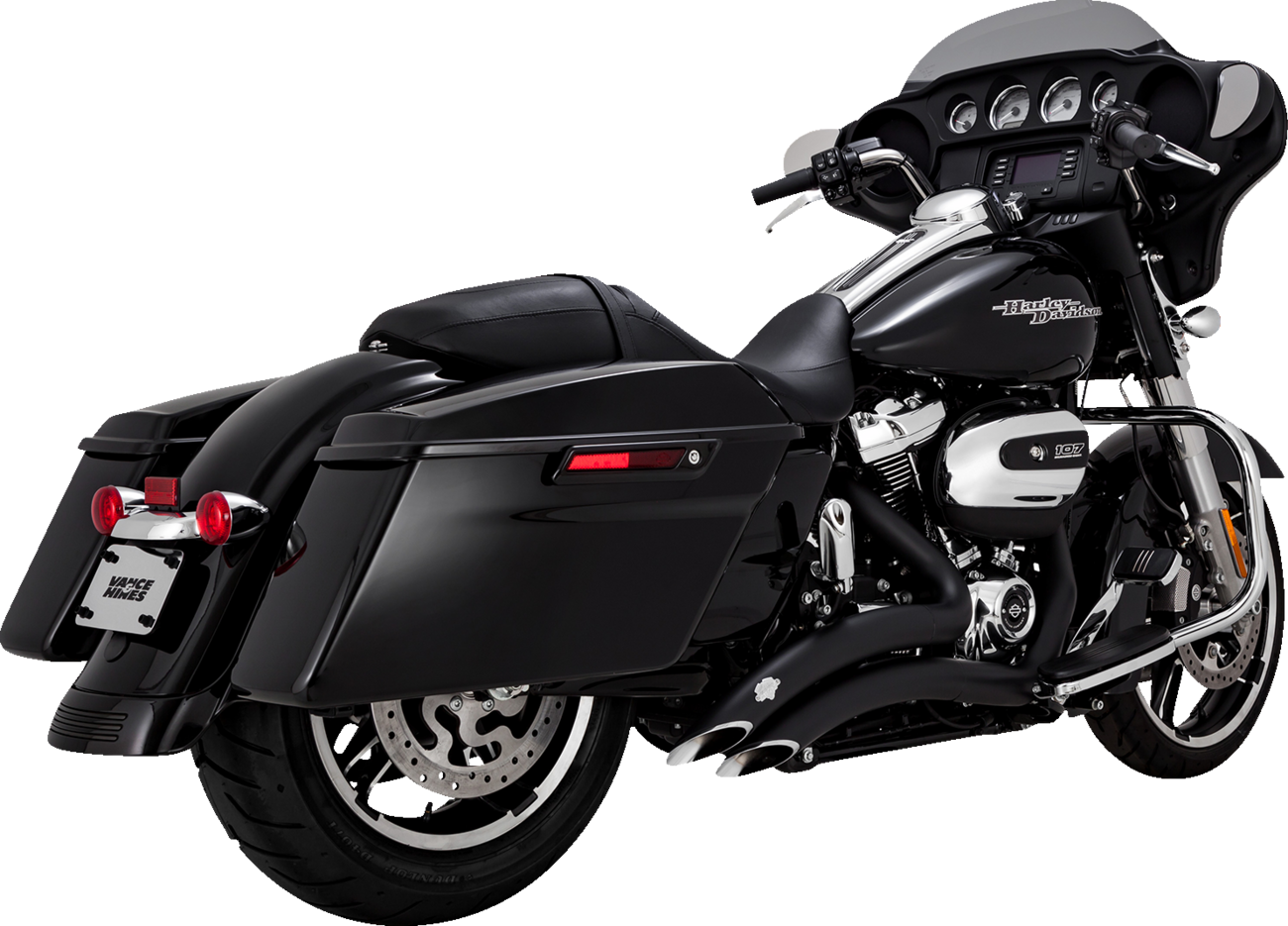 EXHAUST BIG-R BLK.17+FL